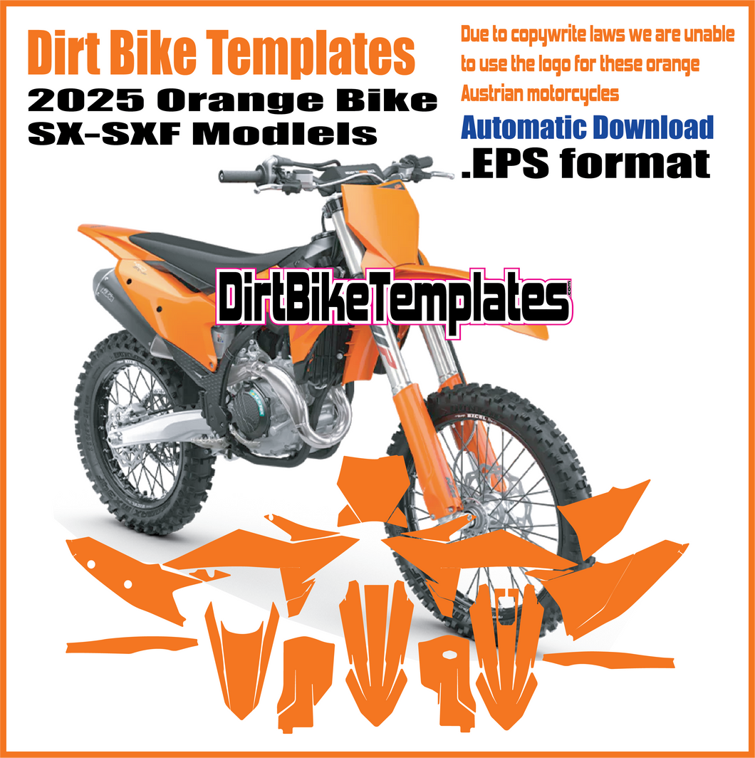 2025 Orange 125-450 sx xcf xc