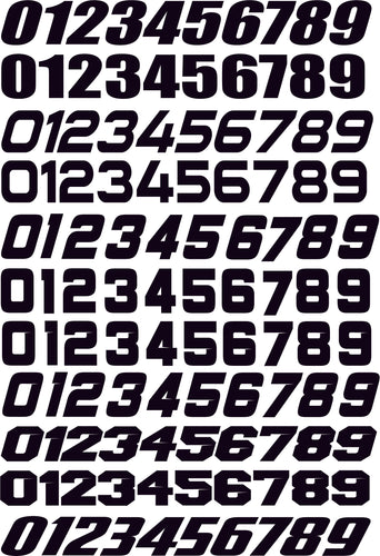 Racing Numbers – Dirt Bike Templates